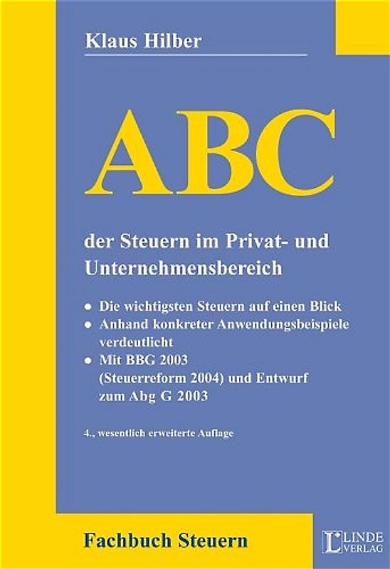ABC der Steuern im Privat- und Unternehmensbereich
