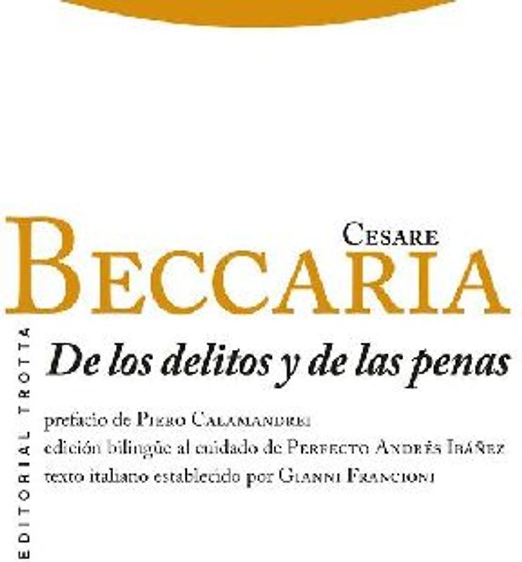 De los delitos y de las penas