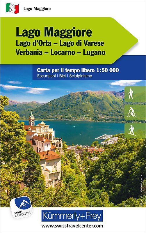 Kümmerly+Frey Outdoorkarte Lago Maggiore 1:50.000