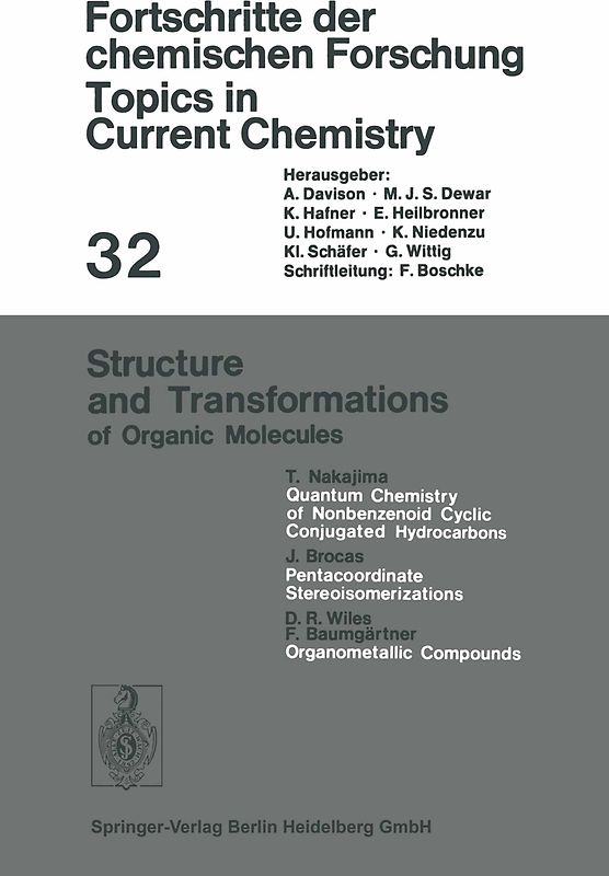 Structure and Transformations of Organic Molecules