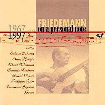 Friedemann - On a Personal Note