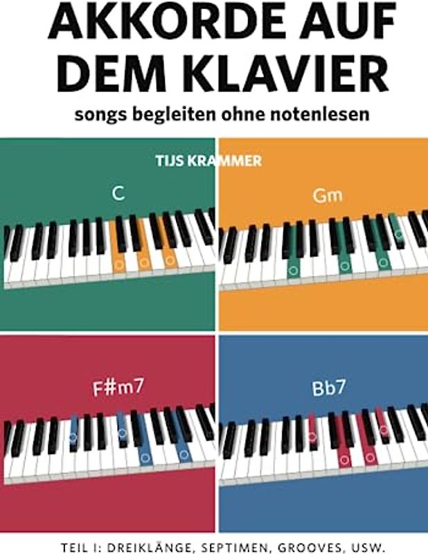 Akkorde auf dem Klavier: Songs begleiten ohne Notenlesen