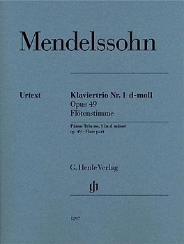Klaviertrio Nr. 1 op. 49; Flötenstimme: Besetzung: Klaviertrios (G. Henle Urtext-Ausgabe)