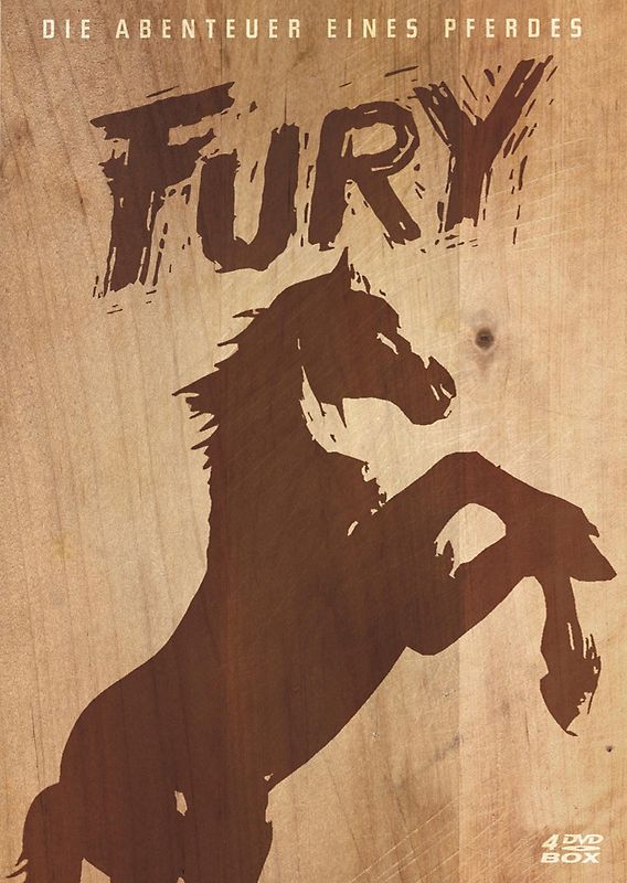 Fury - Die Abenteuer eines Pferdes [Holzbox, 4 DVDs] DVD