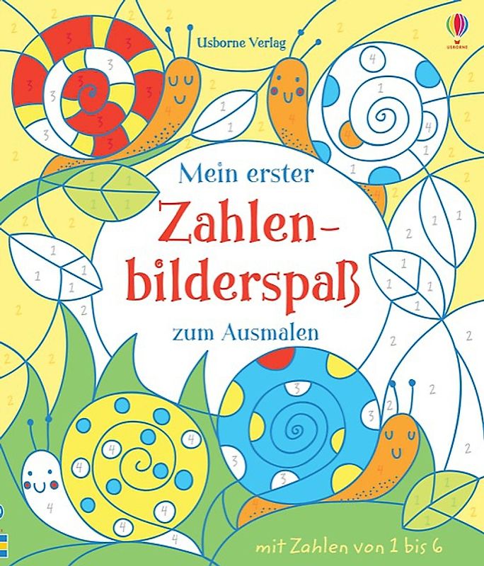Mein erster Zahlenbilderspaß zum Ausmalen