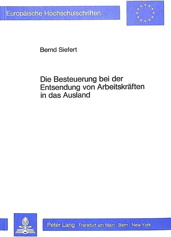 Die Besteuerung bei der Entsendung von Arbeitskräften in das Ausland