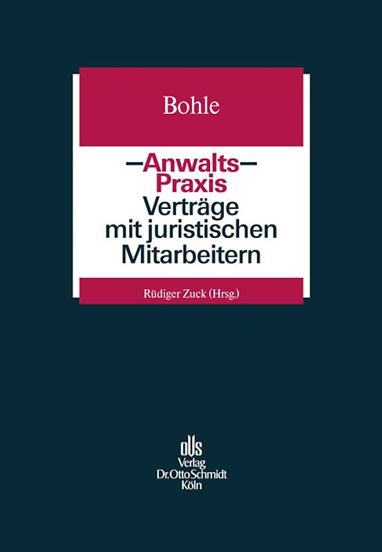 Verträge mit juristischen Mitarbeitern