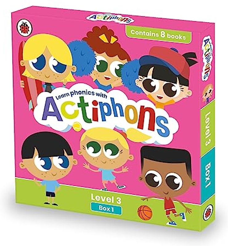 Actiphons Level 3 Box 1: Books 1-8: Learn phonics and get active with Actiphons!