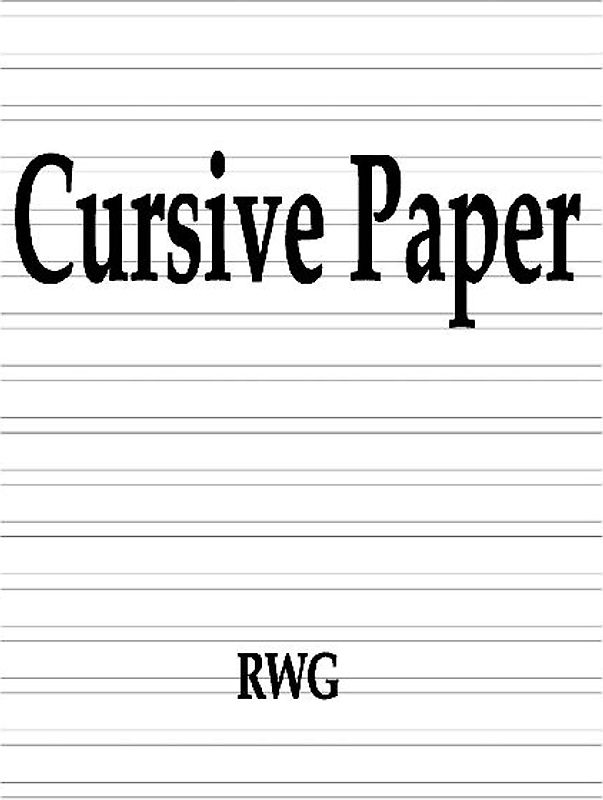 Cursive Paper