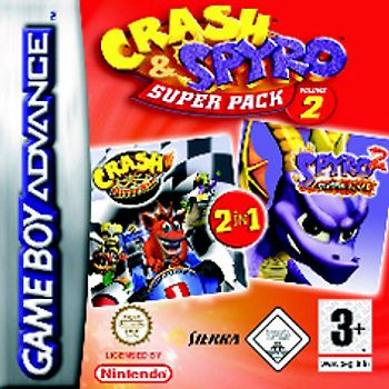 Crash & Spyro Super Pack Vol. 2 Nintendo Game Boy Advance