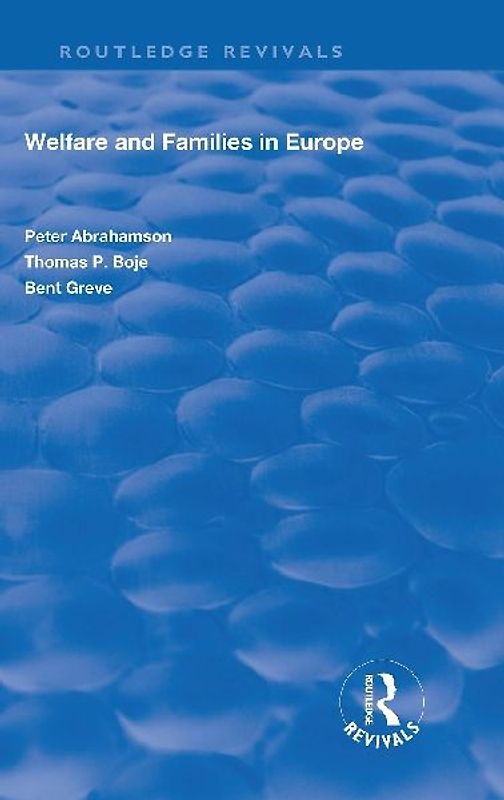 Welfare and Families in Europe