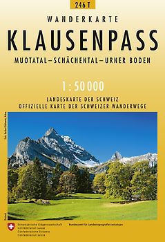 246T Klausenpass Wanderkarte