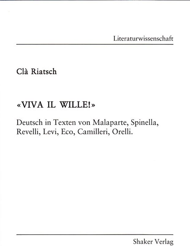 Viva il Wille!