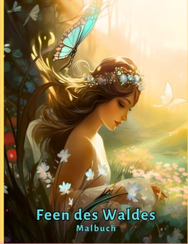 Feen des Waldes Malbuch: tolle Malvorlagen mit Feen für Entspannung und Ruhe, für Frauen, Erwachsene, Mädchen