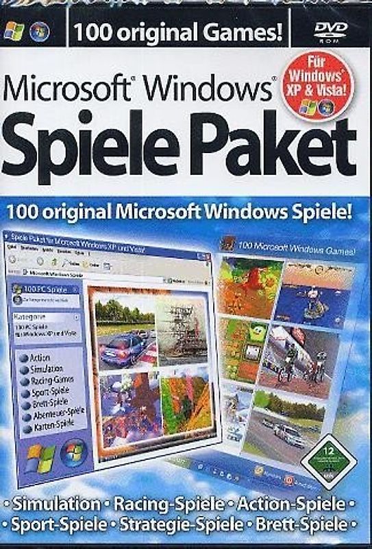 Windows XP & Vista Spielepaket PC Spiele