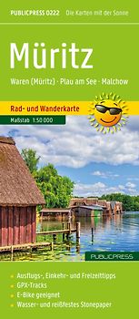 Müritz, Rad- und Wanderkarte 1:50.000, Publicpress