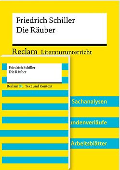 Lehrerpaket »Friedrich Schiller: Die Räuber«: Textausgabe und Lehrerband