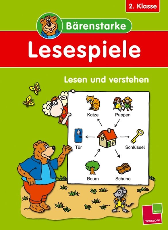 Bärenstarke Lesespiele 2. Klasse: Lesen und verstehen