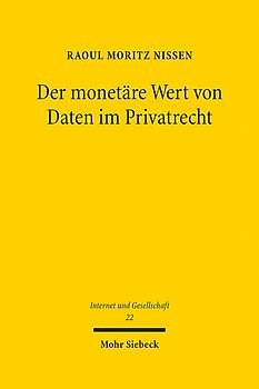 Der monetäre Wert von Daten im Privatrecht