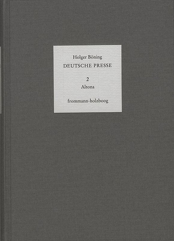 Deutsche Presse / Band 2: Altona – Bergedorf – Harburg – Schiffbek – Wandsbek