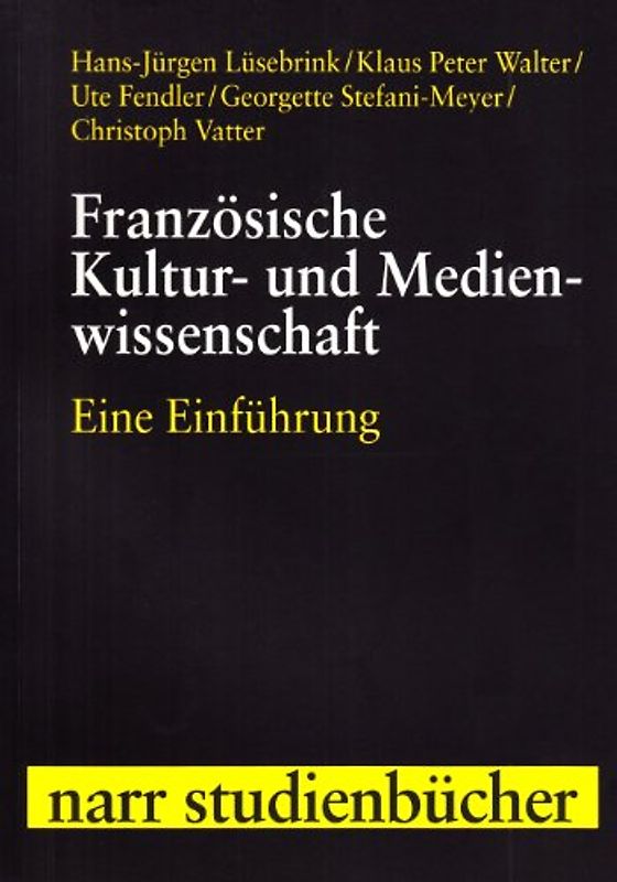 Französische Kultur- und Medienwissenschaft