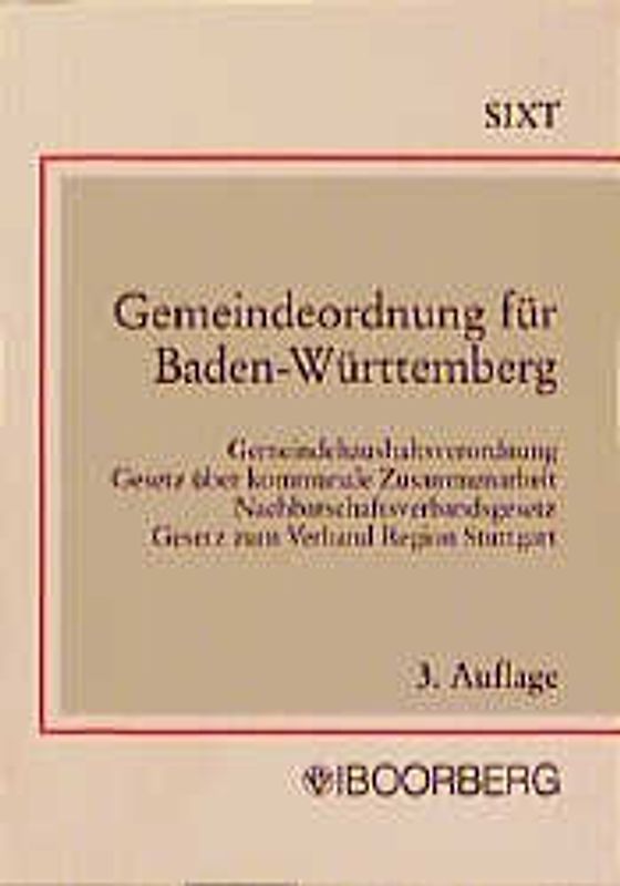 Gemeindeordnung für Baden-Württemberg