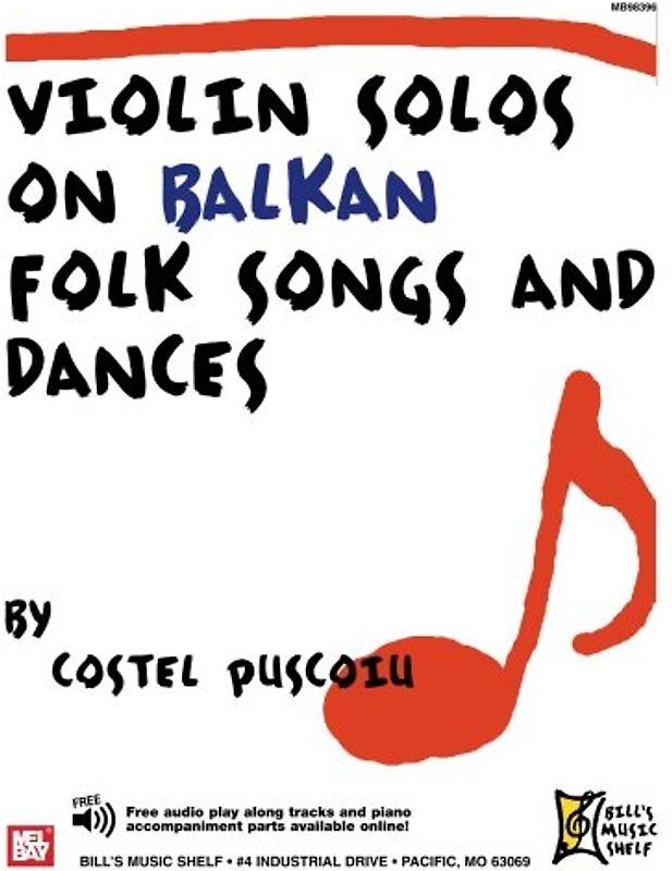 Violin Solos on Balkan Folk Songs and Dances