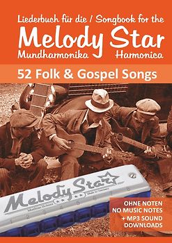 Harmonica Songbooks / Songbook for the Melody Star Harmonica - 52 Folk & Gospel Songs