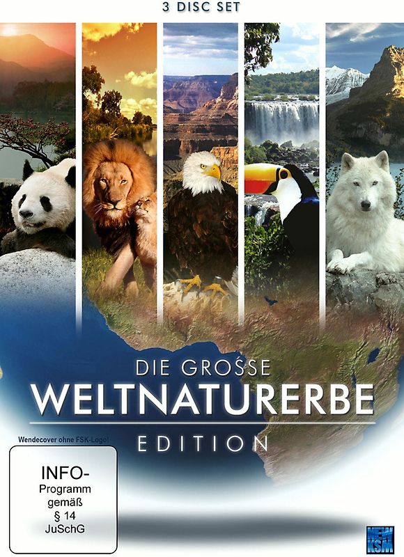 Die große Weltnaturerbe Edition [3 DVDs] DVD