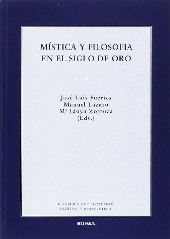 Mística y filosofía en el Siglo de Oro