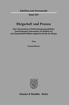 Bürgschaft und Prozess