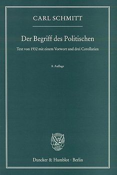 Der Begriff des Politischen.