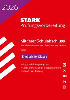 STARK Englisch E-Kurs - Mittlerer Schulabschluss (MSA) 2026 NRW - Prüfungsvorbereitung