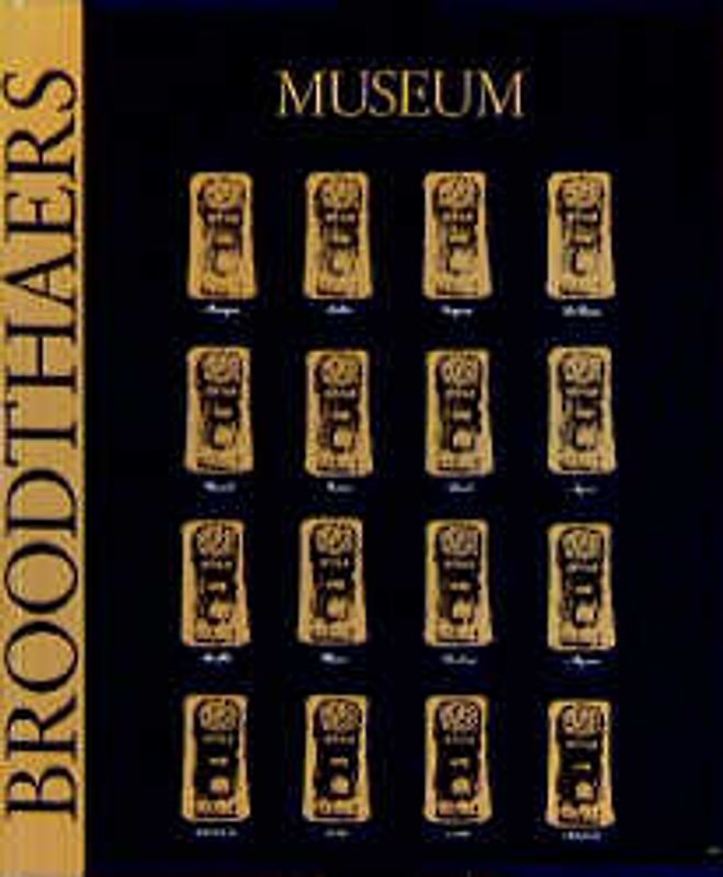 Marcel Broodthaers. Katalog der Editionen. Graphik und Bücher. Dt. /Engl. /Franz.