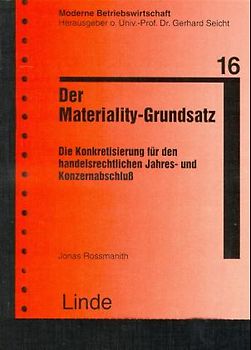 Der Materiality-Grundsatz