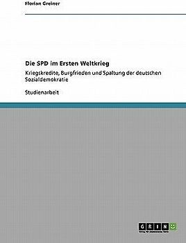 Die SPD im Ersten Weltkrieg