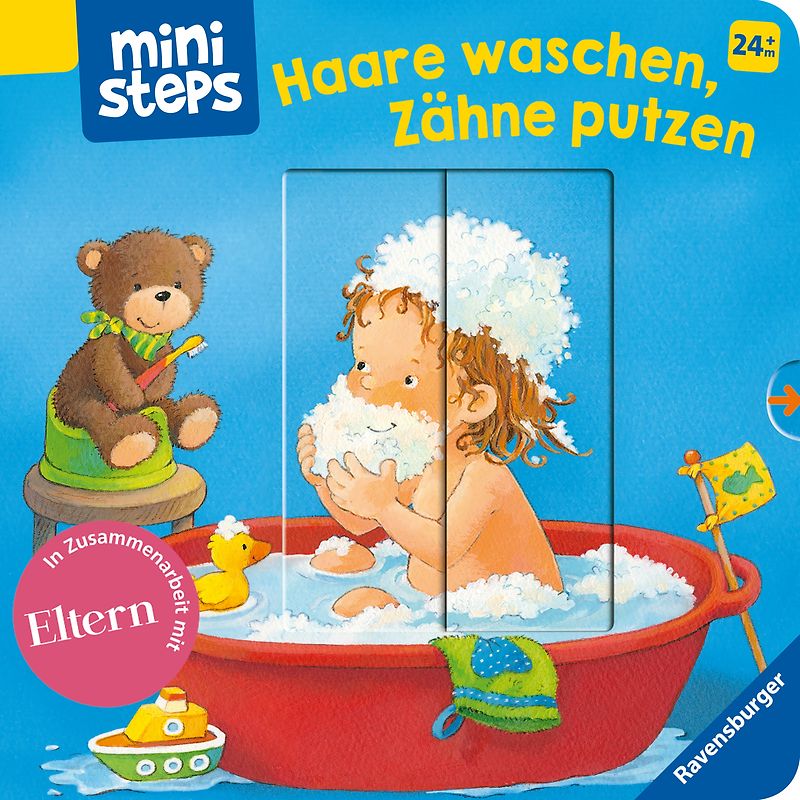 ministeps: Haare waschen, Zähne putzen
