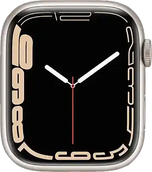 Apple Watch Series 7 41 mm Boîtier aluminium lumière stellaire [Wi-Fi]