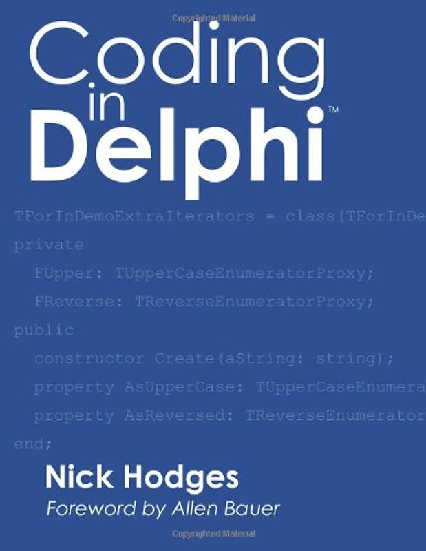 Coding in Delphi - Hodges, Nick