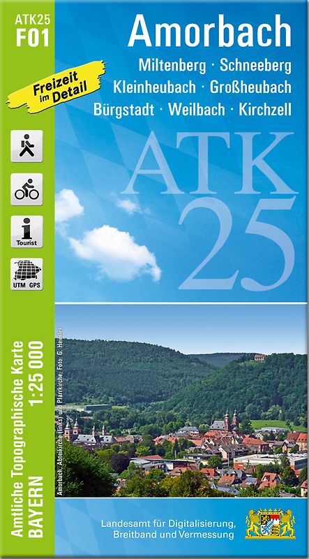 ATK25-F01 Amorbach (Amtliche Topographische Karte 1:25000)