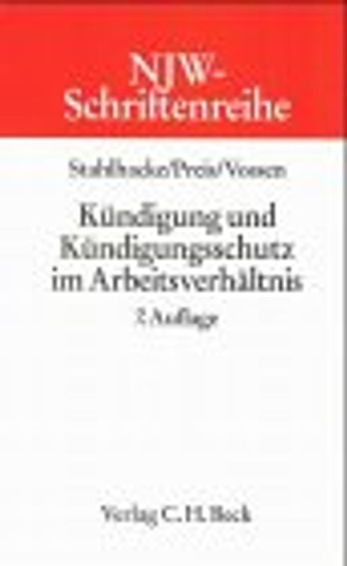 Kündigung und Kündigungsschutz im Arbeitsverhältnis