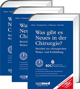 Was gibt es Neues in der Chirurgie? Jahresbände 2016, 2017, 2018