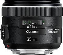 Canon EF 35 mm F2.0 IS USM 67 mm Objectif (adapté à Canon EF) noir