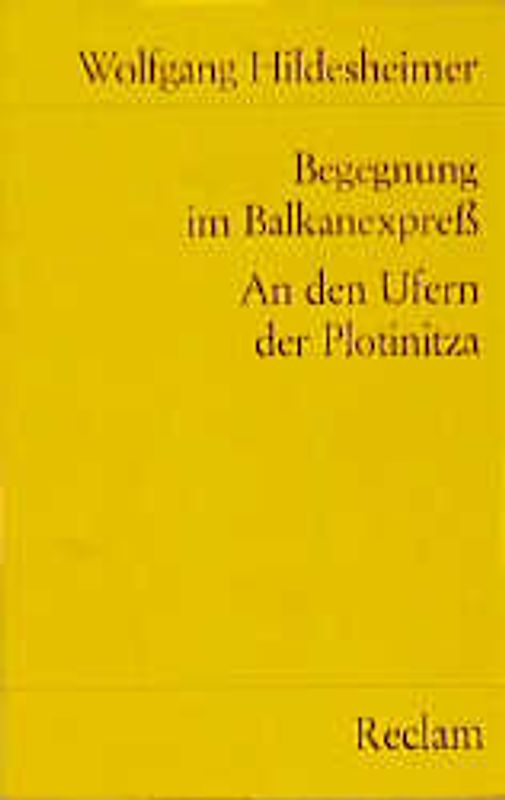 Begegnung im Balkan-Express. An den Ufern der Plotinitza