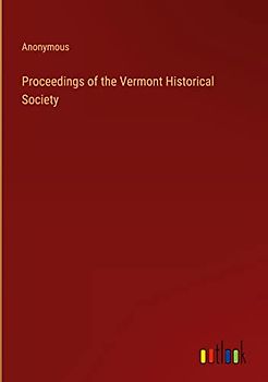 Proceedings of the Vermont Historical Society