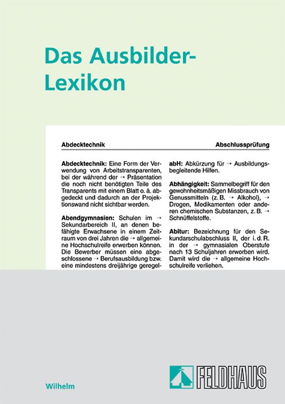Das Ausbilder-Lexikon