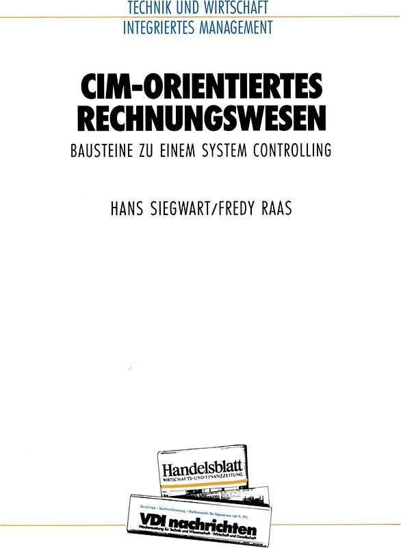 CIM-orientiertes Rechnungswesen
