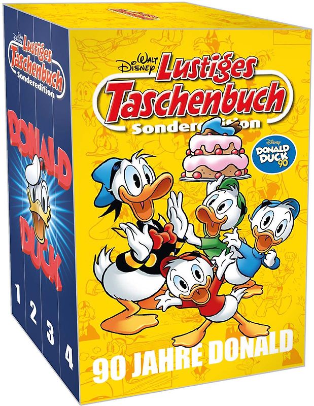 Lustiges Taschenbuch 90 Jahre Donald (4 Bände im Schuber)