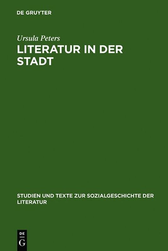 Literatur in der Stadt