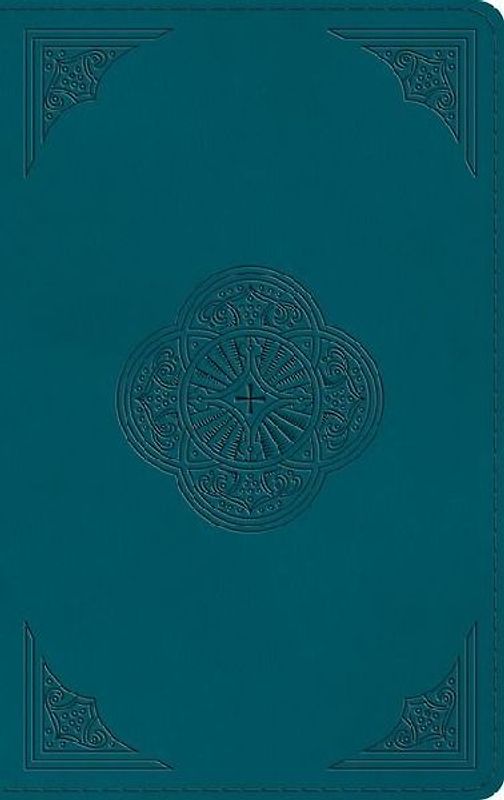 ESV Thinline Bible (Trutone, Deep Teal, Rotunda Design)